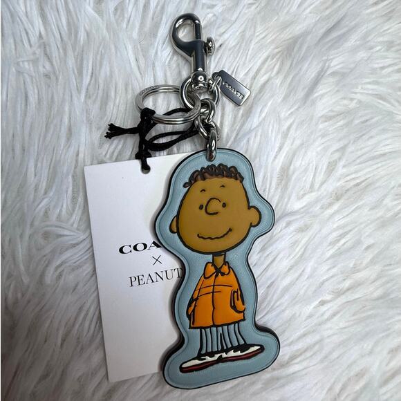 NWT Coach X Peanuts Franklin Bag Charm - Picture 1 of 4